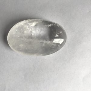 Cristal de roche galet ovale 8cm