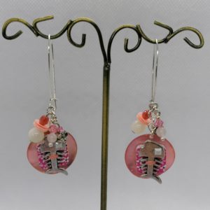 Boucles d’oreilles (Pierres de Lune)