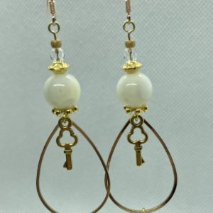 Boucles d’oreilles nacre