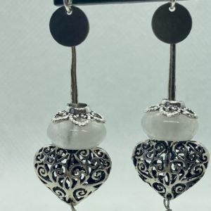 Boucles d’oreilles cristal de roche