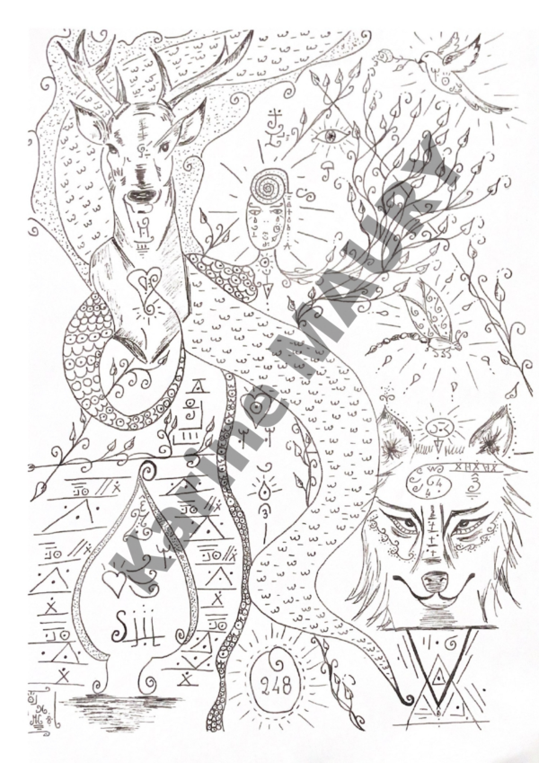 " Méditation du cerf "