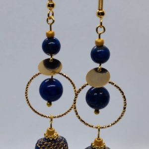 Boucles d’oreilles lapis lazuli