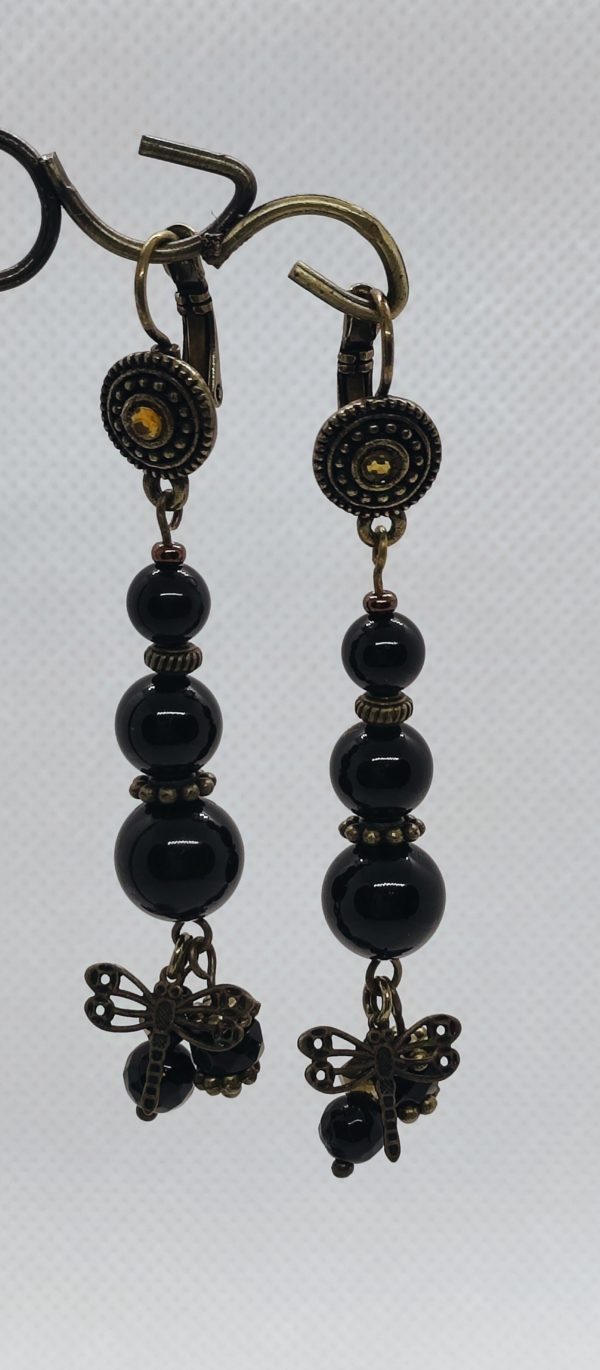 Boucle d’oreille  avec Tourmaline