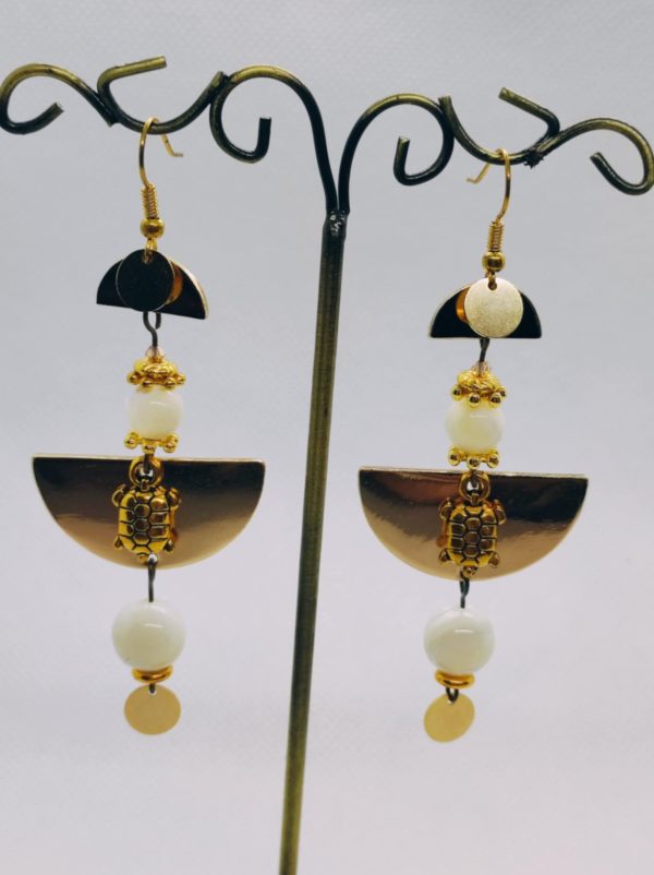 Boucle d’oreille Nacre