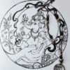 Collier le renouveau Jaspe dalmatien et Œil de faucon – Image 3
