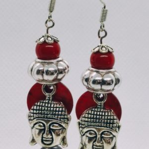 Boucle d’oreille Corail