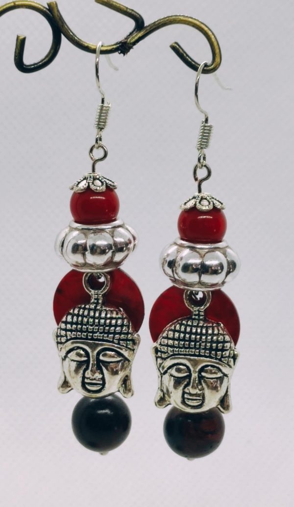 Boucle d’oreille Corail