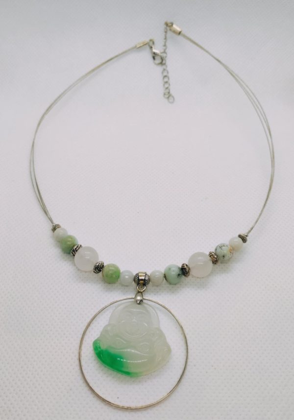 Collier Jade et Chrysoprase